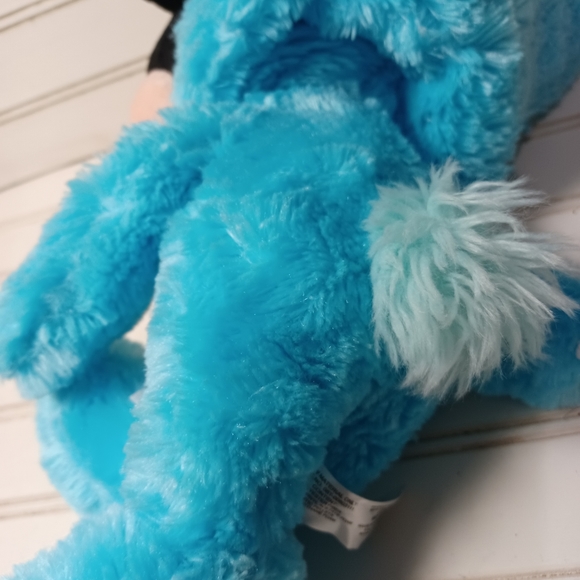 Disney Store Original Mickey Mouse Easter Bunny Blue Plush Stuffed rabbit. Condi - Picture 7 of 8